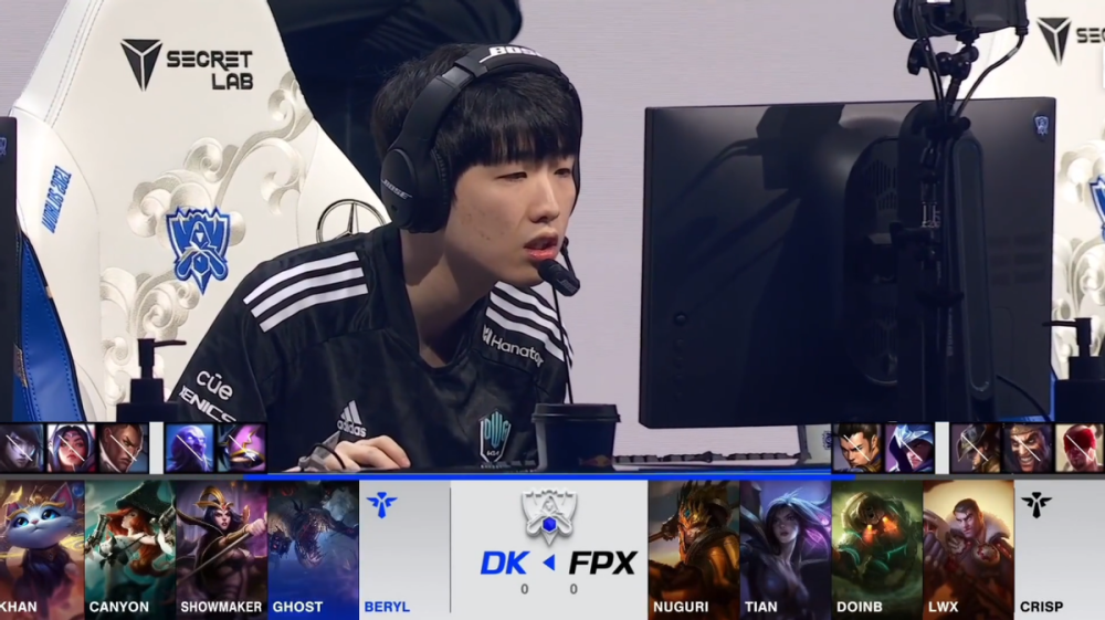 DRX力克FPX，Canyon团战一打五八强赛2:0（广州）