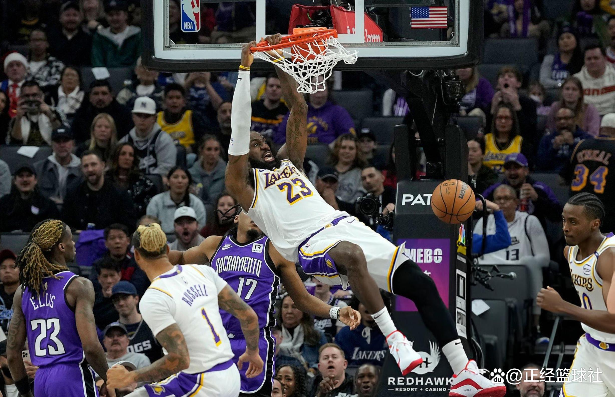 湖人主场力克公牛，取得两连胜